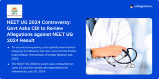 NEET UG 2024 Controversy: Govt Asks CBI to Review Allegations against NEET UG 2024 Result; Check Details Here